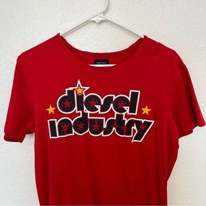 Diesel Vibrant Red Star T-Shirt